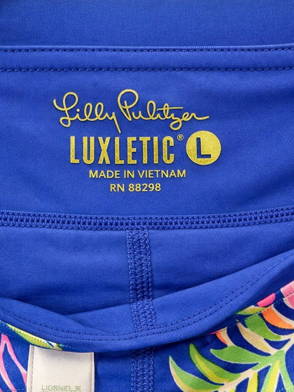 Lilly Pulitzer Luxletic Anika Skort Large How You Like Me Prowl Tiger Ruffle EUC - Picture 3 of 7